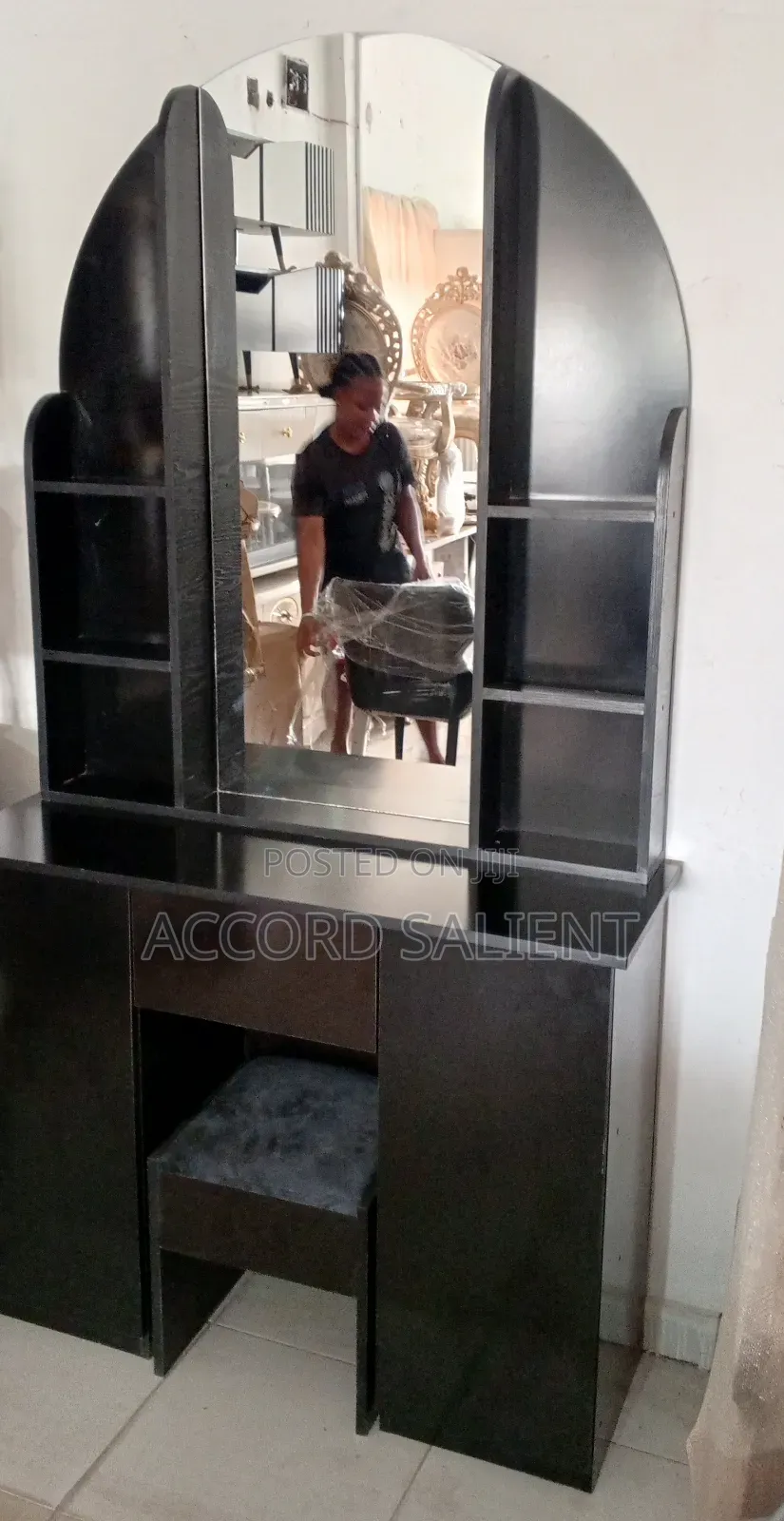 Dressing Mirror With Cupboard