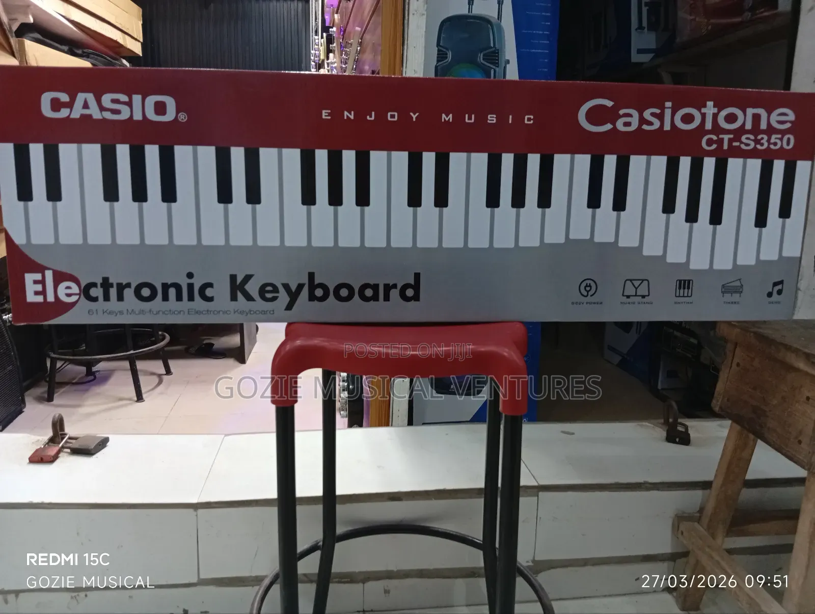 Casio Casiotone Ct-S 350 Electric Keyboard