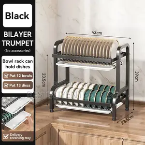 Anti-Rust 2 Layer Dish Rack