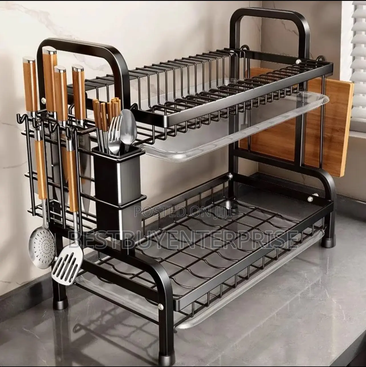 Anti-Rust 2 Layer Dish Rack