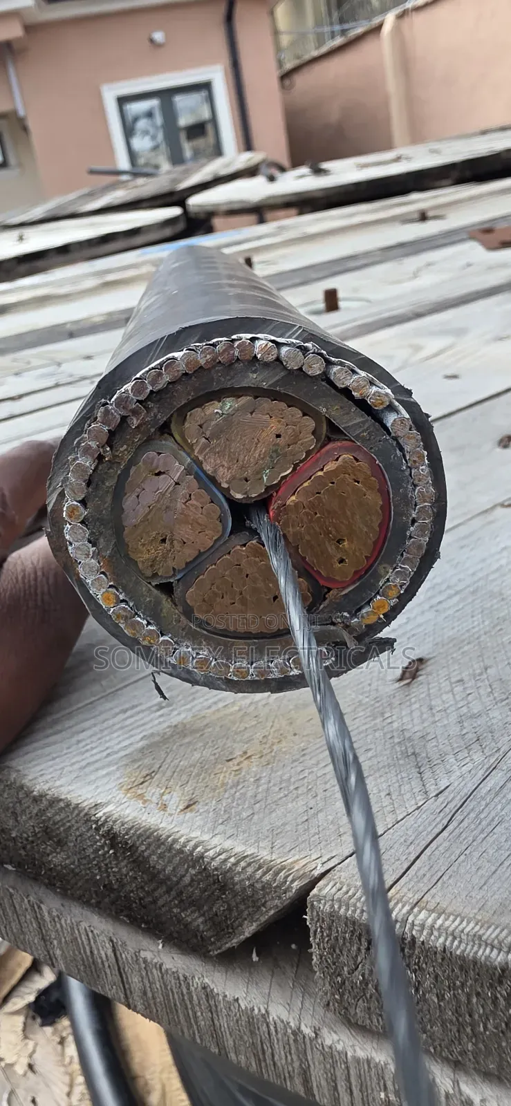 150mmx4core Amoured Cable