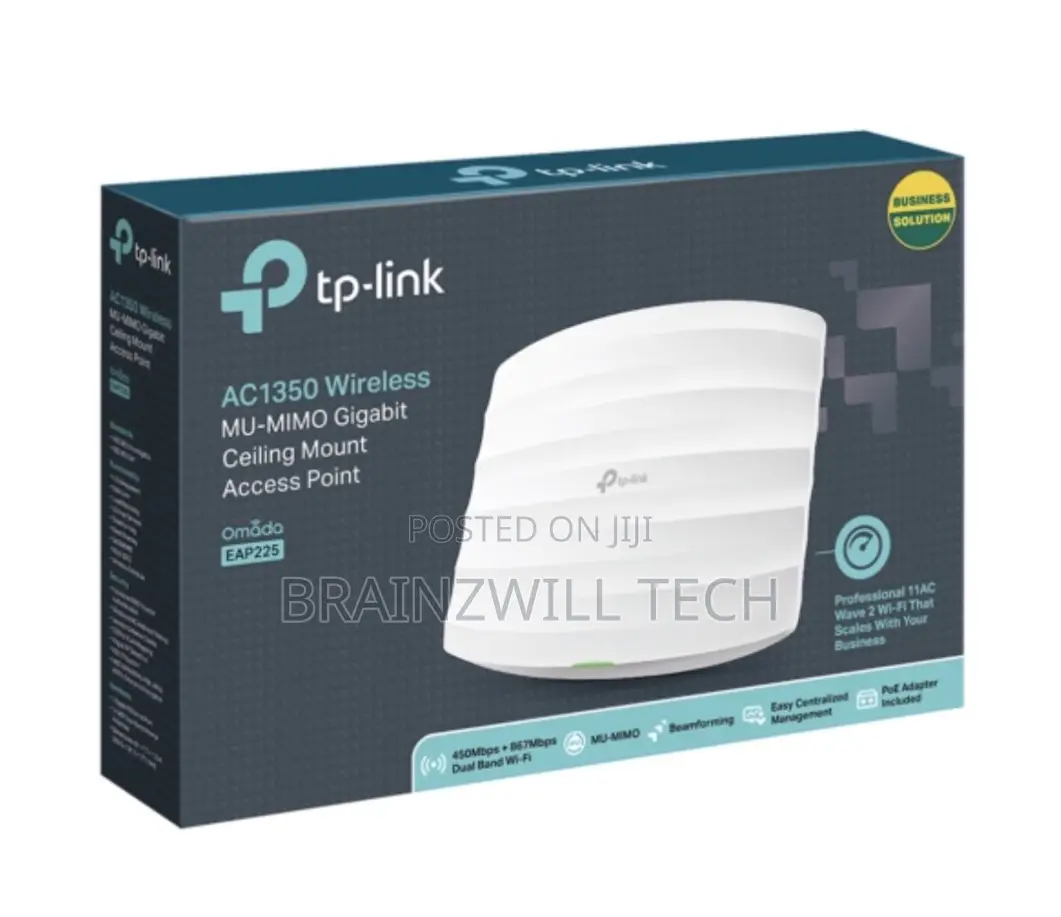 Tp-Link Eap225 | Ac1350 Wireless Mu-Mimo Gigabit Ceiling Mount Access
