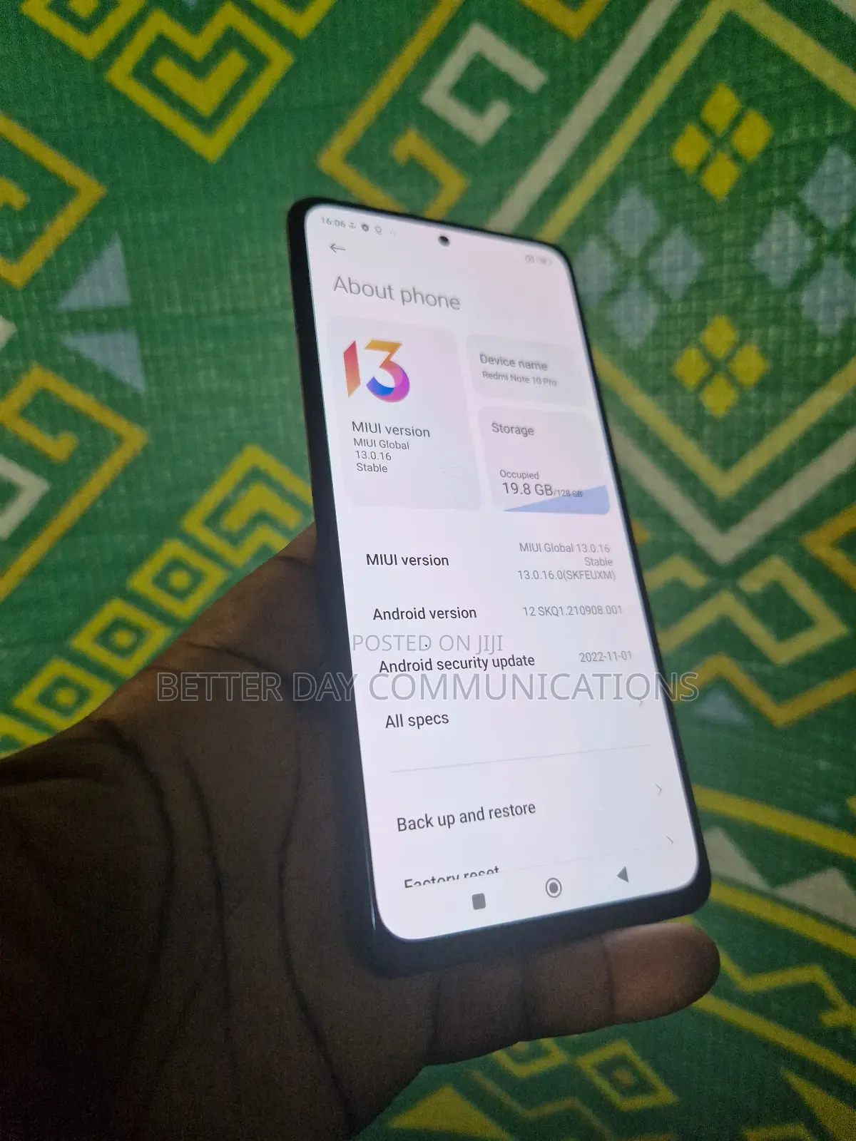 Xiaomi Redmi Note 10 Pro 128 GB Black
