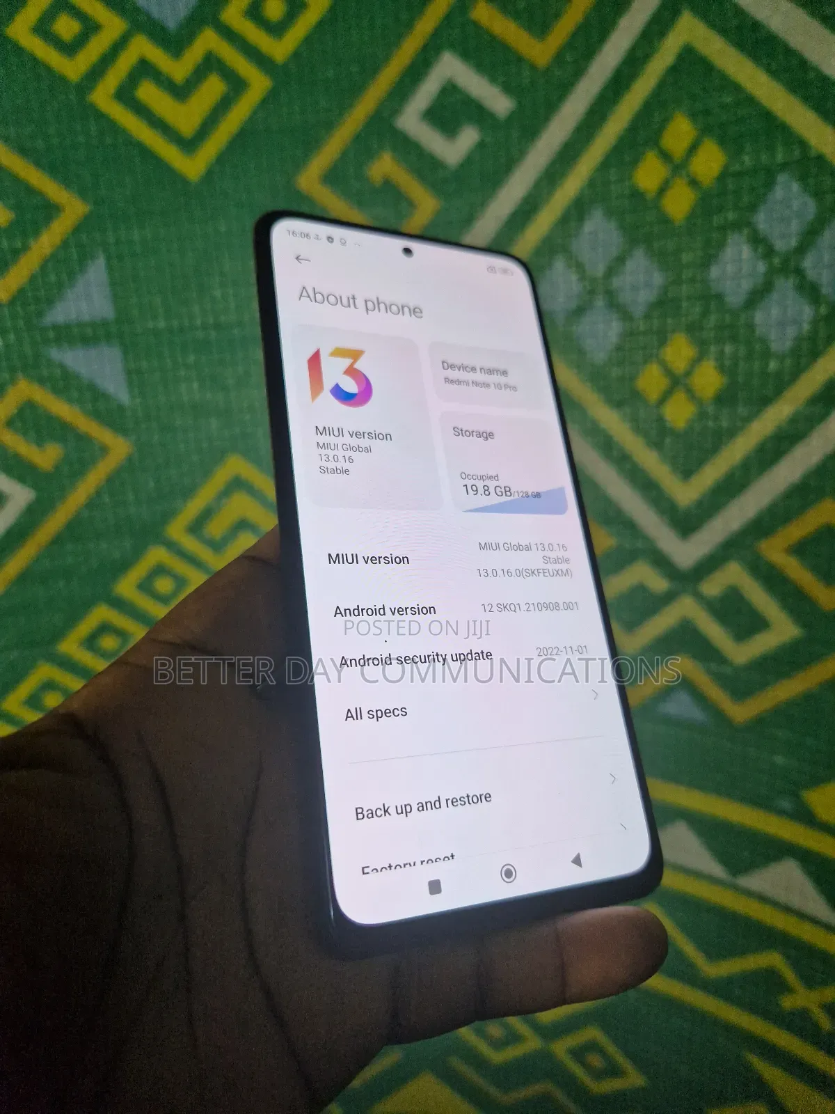 Xiaomi Redmi Note 10 Pro 128 GB Black