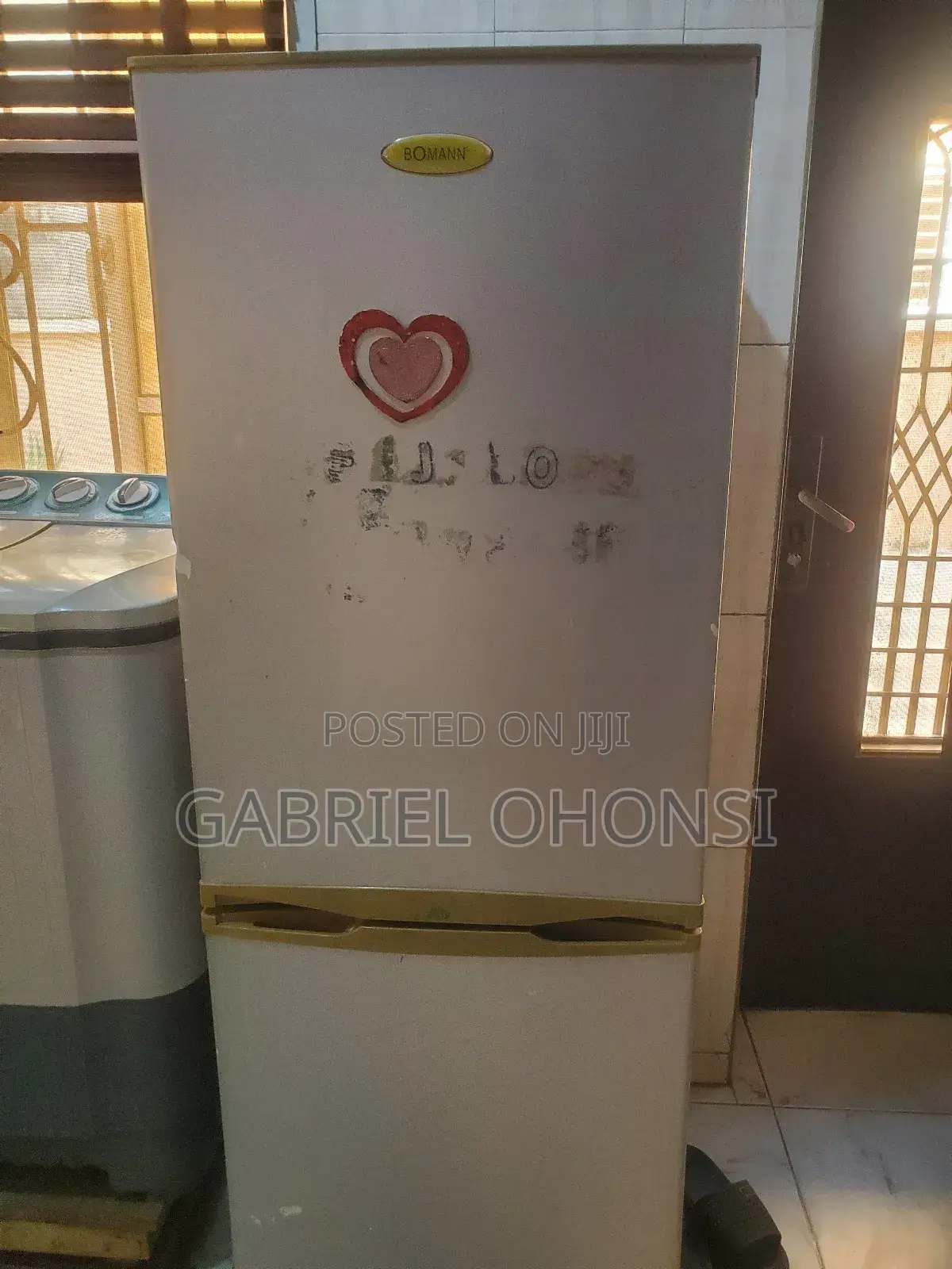 Compact Double-Door Refrigerator + Freezer
