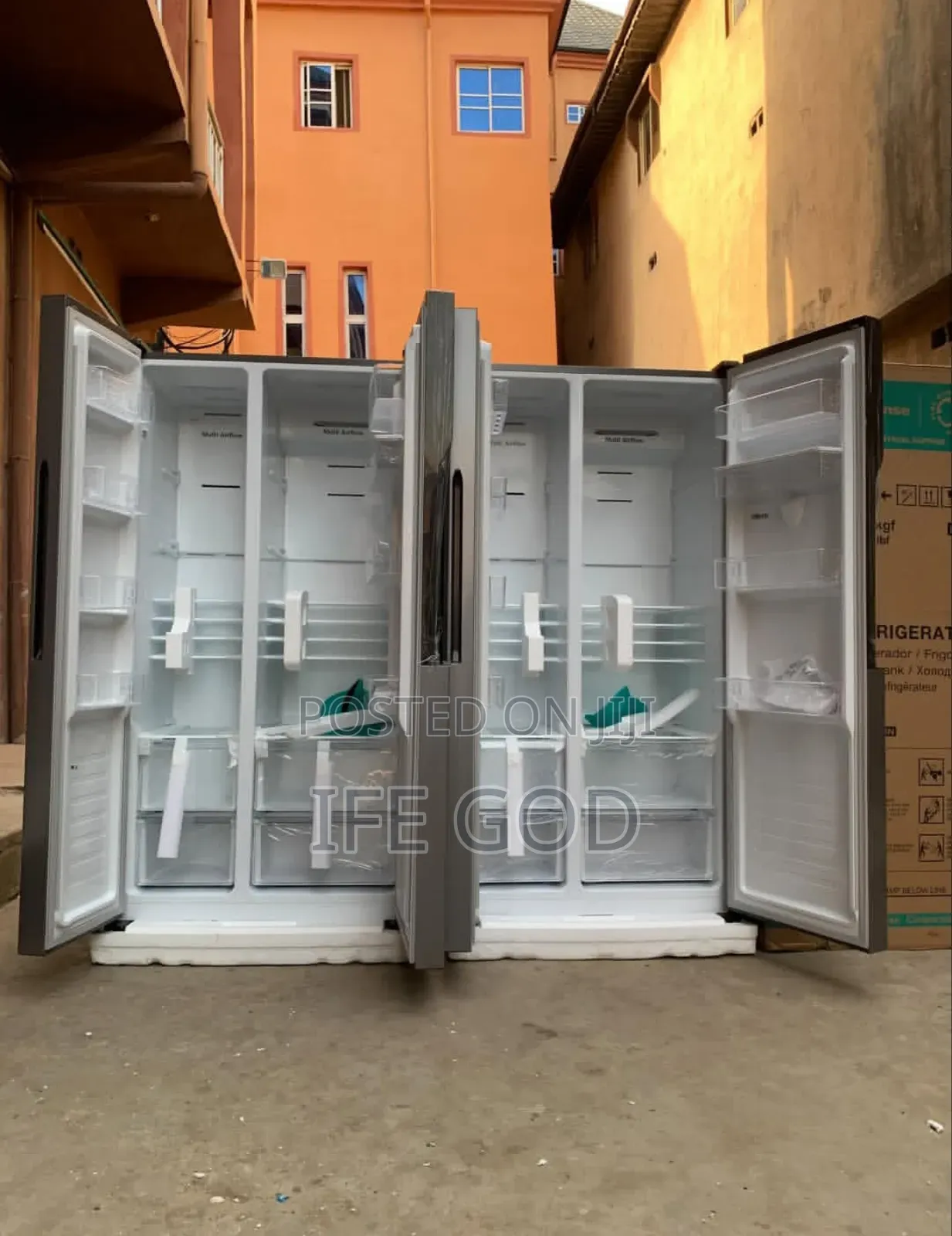 Original Hisense Side by Side Premium Inverter Fridge Freezer Etc.