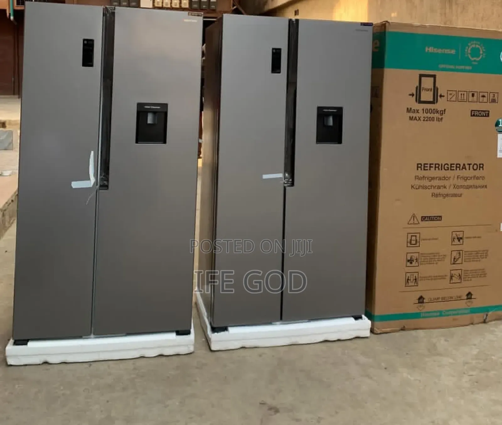 Original Hisense Side by Side Premium Inverter Fridge Freezer Etc.