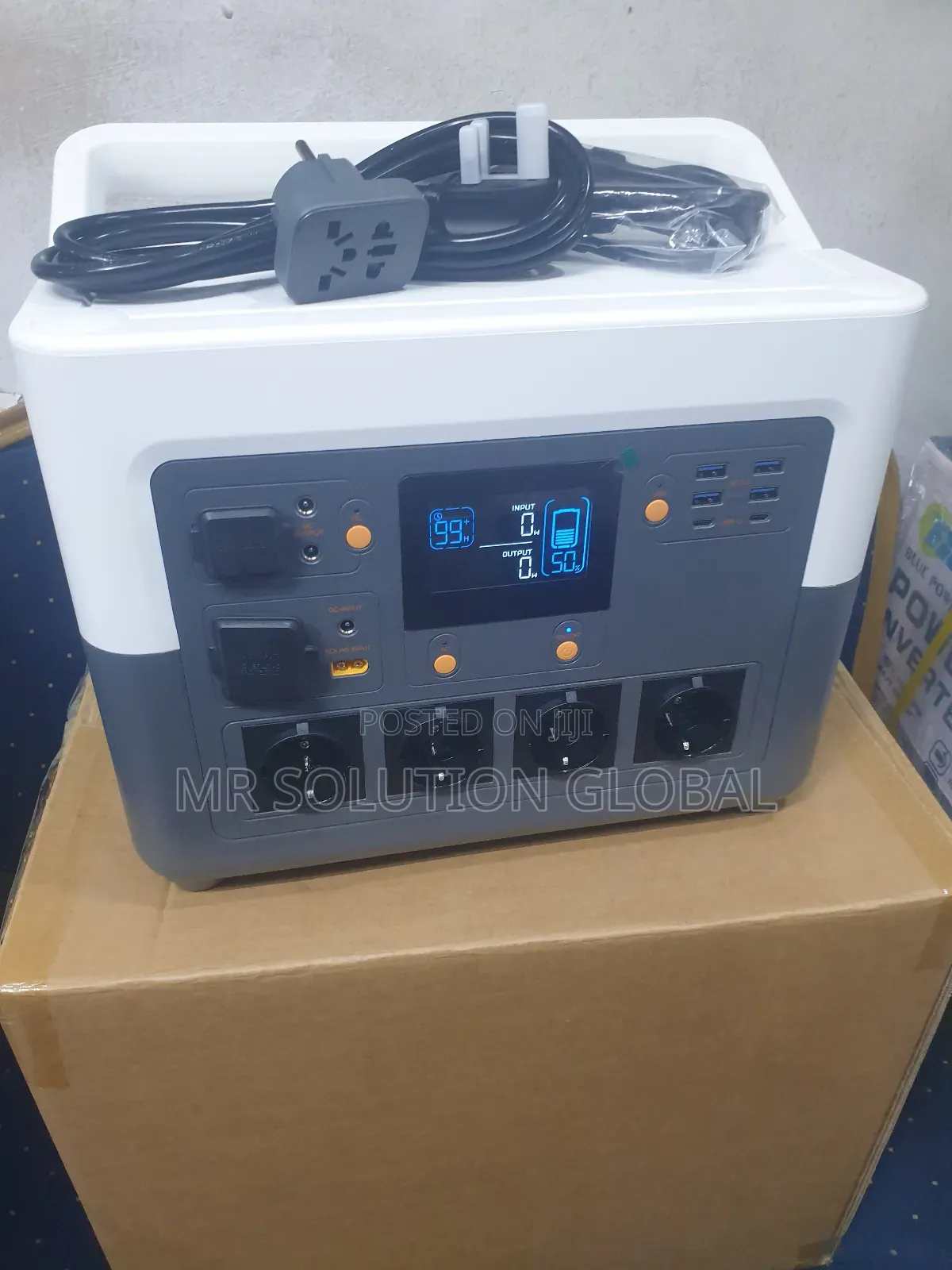 Original 1800w Solar Generator With 1kwh Lithium Battery