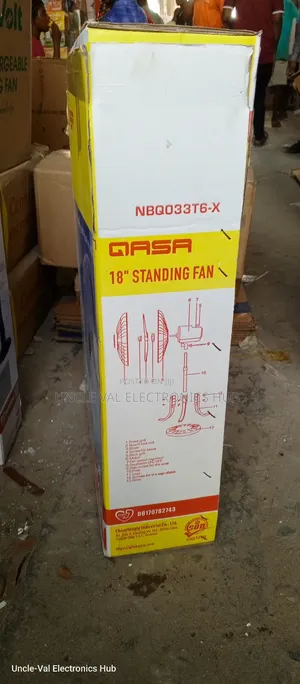 Qasa 18" Ac/Dc Standing Fan