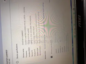 Laptop MSI GF62 8RD 16GB Intel Core i5 HDD+SSD 256GB