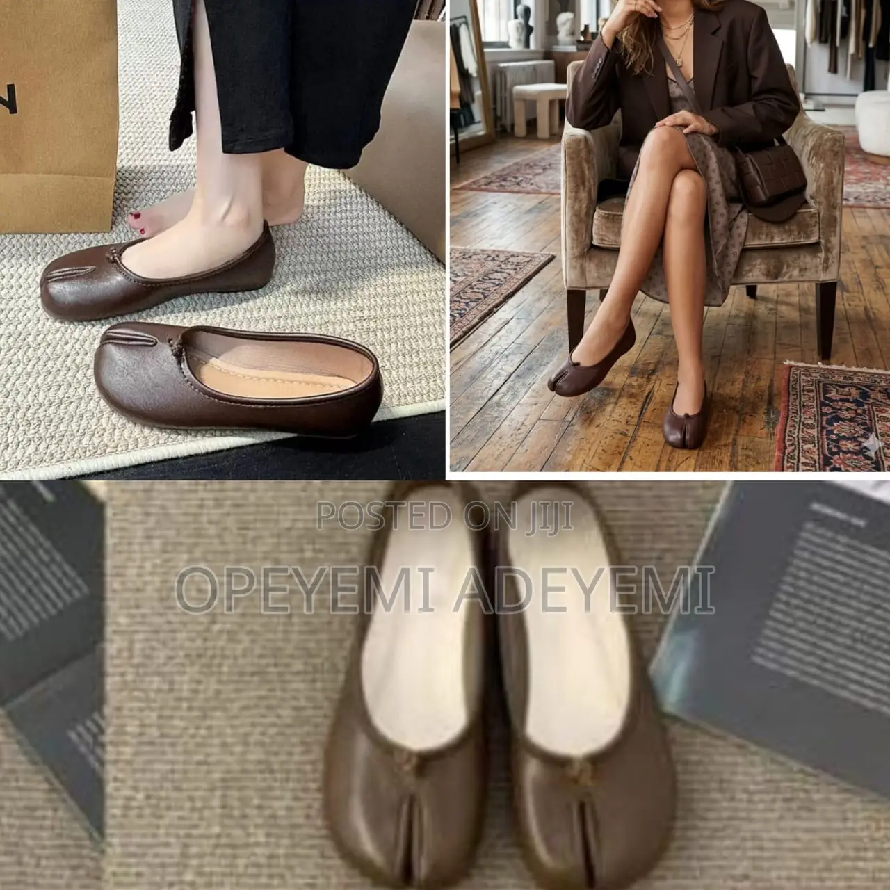 Split Toe Ballerina Shoe