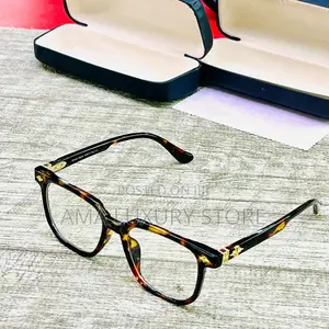 Chrome Heart Luxury Transparent Clear Lense Unisex Glasses