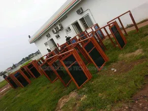 Casement Aluminum Window With Net and Burglary