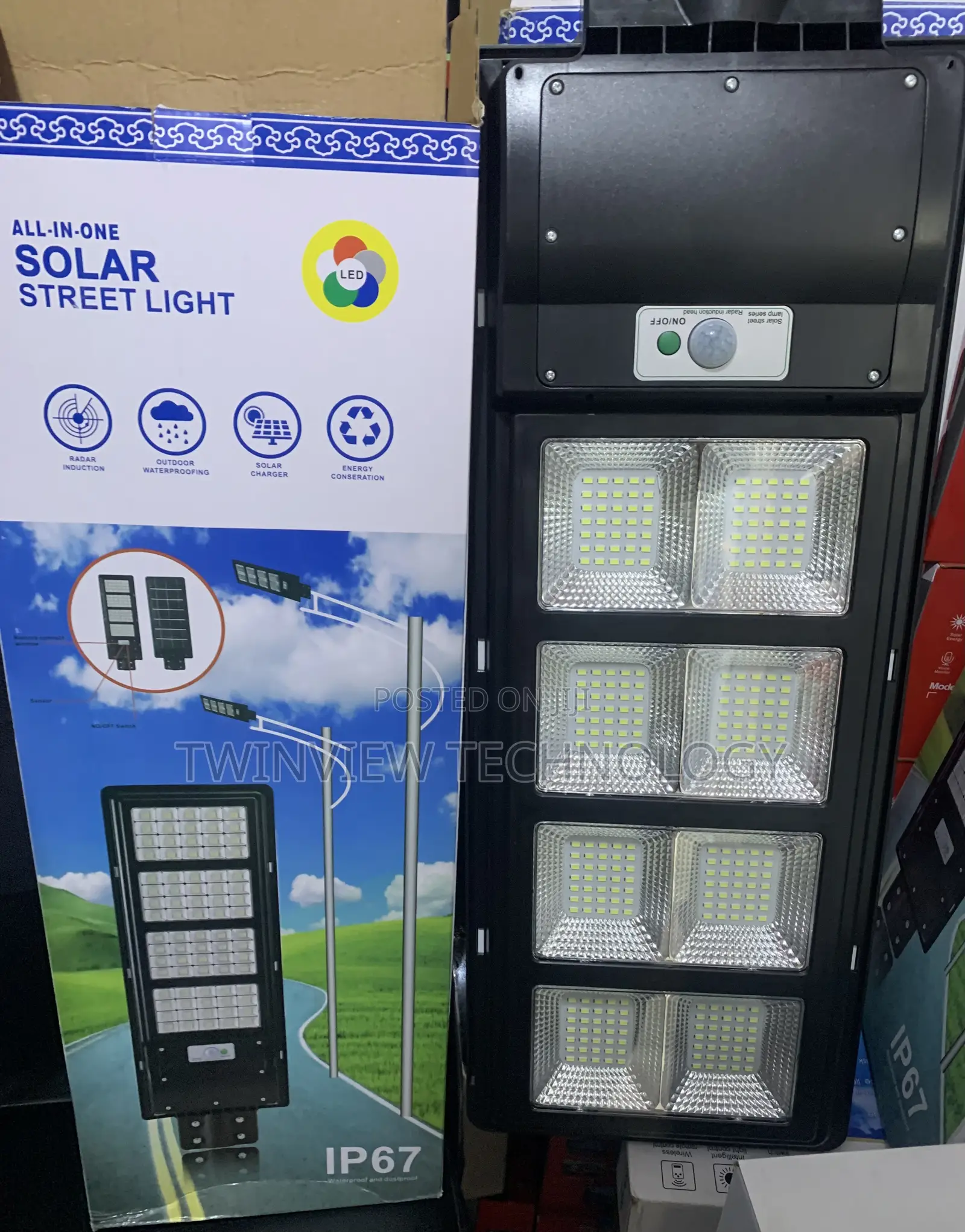 500w Solar Streetlight