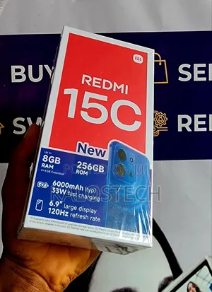 New Xiaomi Redmi 15C 4G 256 GB Black
