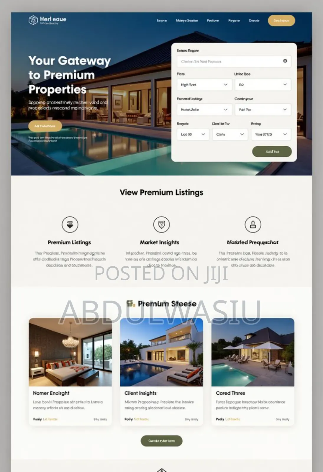 Real Estate Property Listing Website Design That Gets More Leads