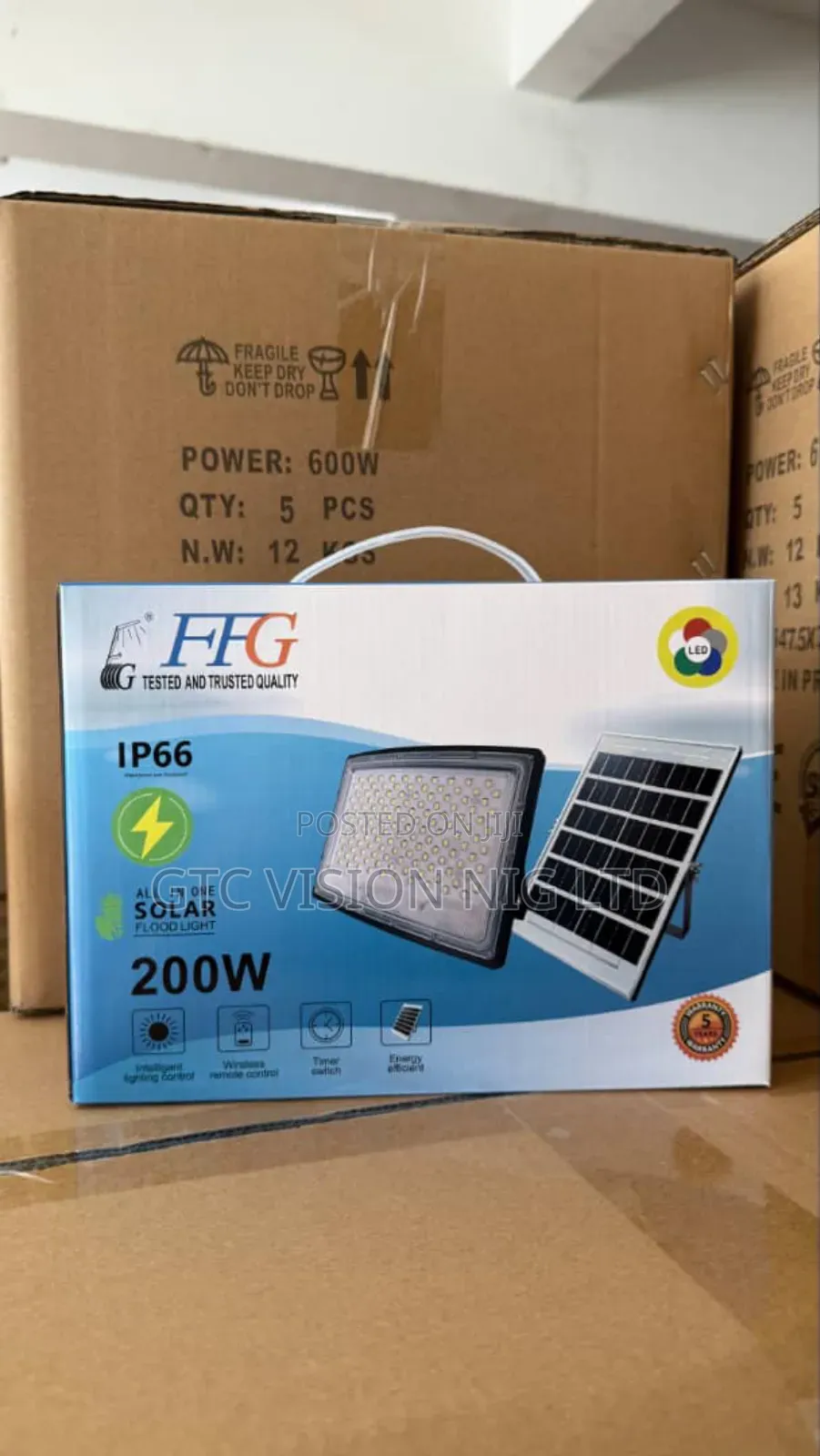 200watts All in One Solar Flood Light