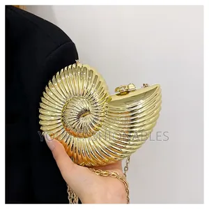 Acrylic Conch Clutch Purse