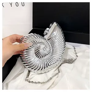 Acrylic Conch Clutch Purse