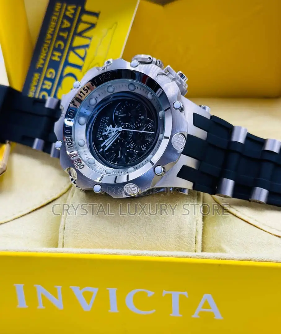 Invicta Quality Luxury Men Automatic Engine Wristwatch - Crystal luxury ...