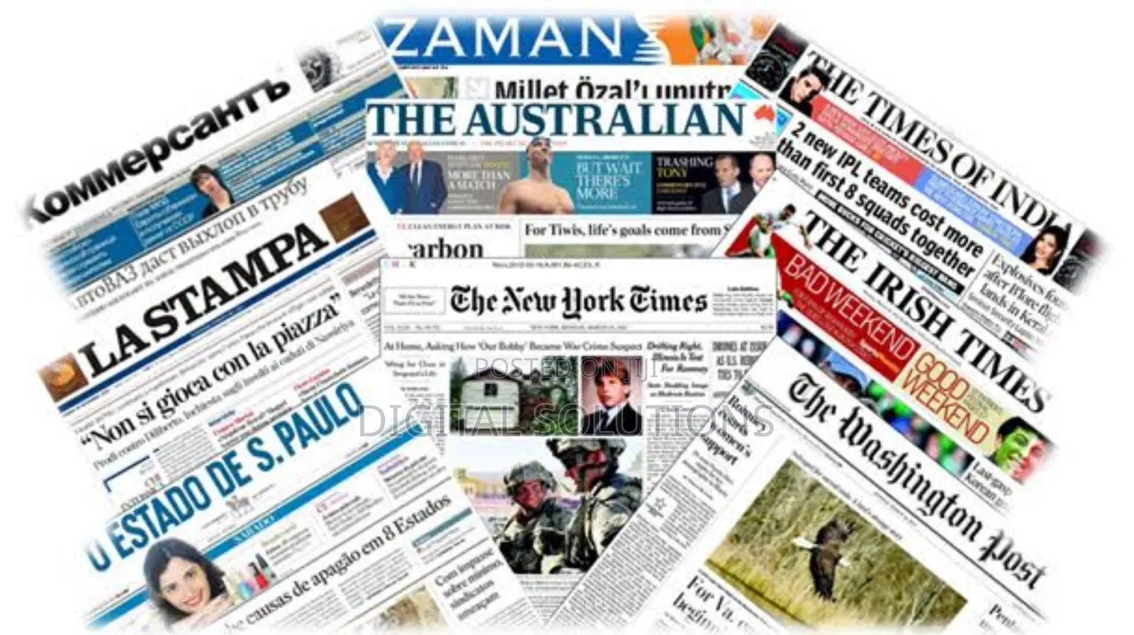 Article Ghostwriting and Publishing in International Newspapers.