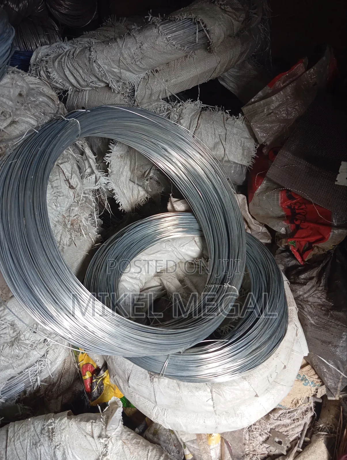 Galvanized Steel Wire 5mm X 50kg