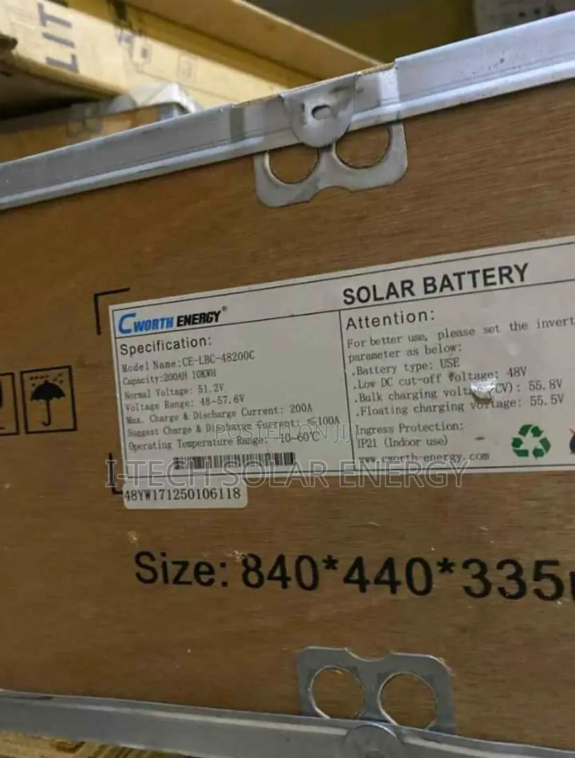 10kwh 48v Solar Iron Lithium Battery