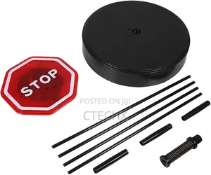 Led Light Parking Stop Sign Smart Flashing Led Stop Sensor Adjustable