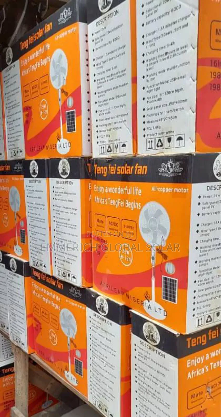 18inch Solar Fan With Panel