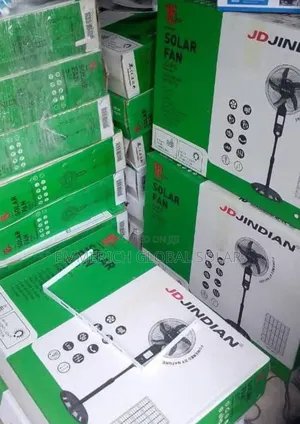 16inch Long Lasting Battery Solar Fan