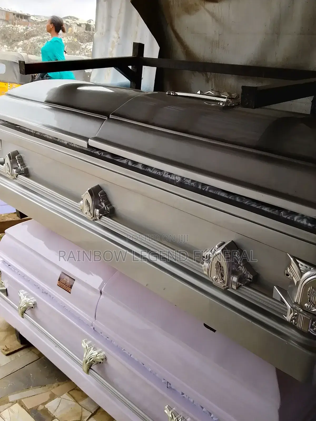Rainbows Funeral Casket
