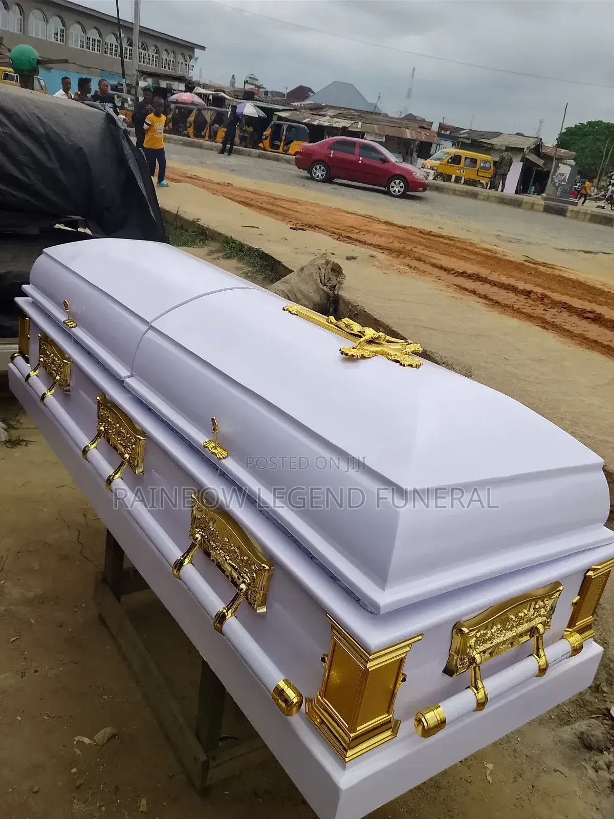Rainbows Funeral Casket