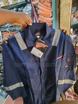 Thick Blue Redwings Fire Resistant Coverall