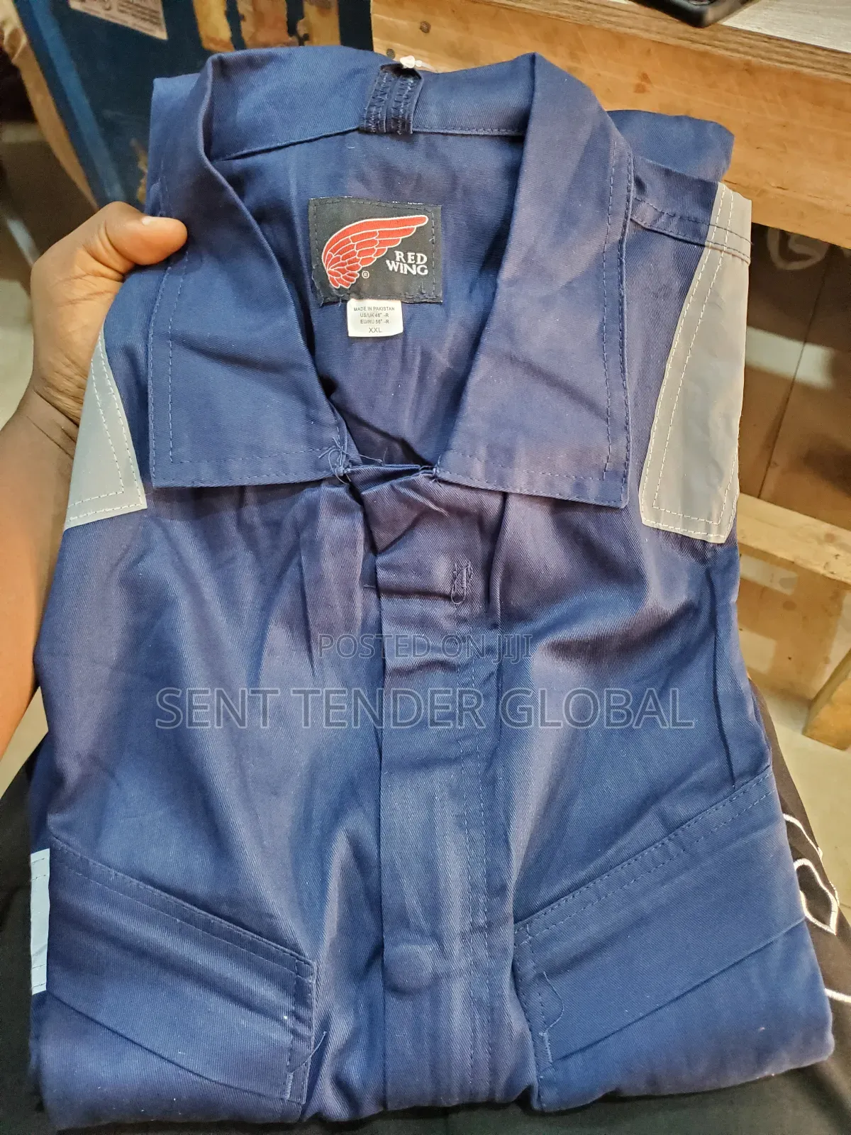 Thick Blue Redwings Fire Resistant Coverall