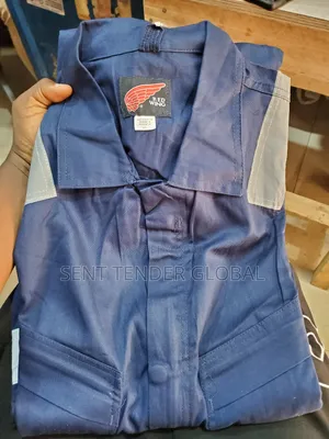 Thick Blue Redwings Fire Resistant Coverall