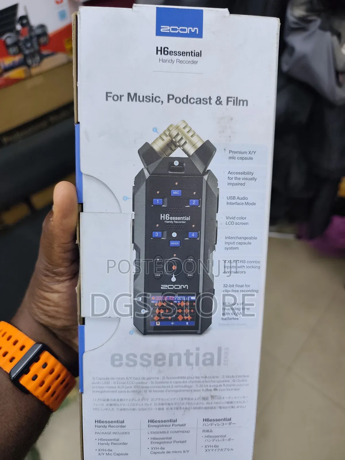 Zoom H6 Essential Handy Recorder 6 Track