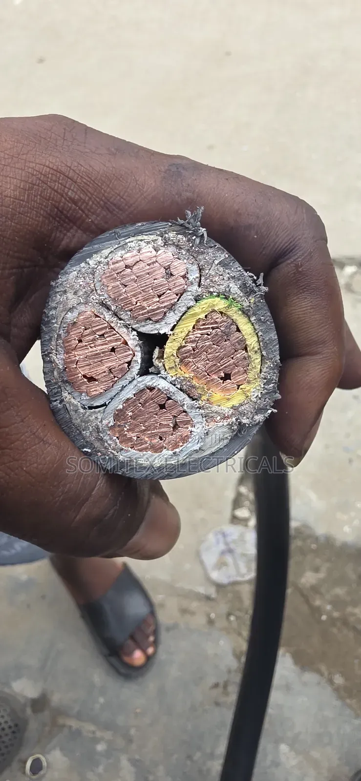 120mmx4core Non Amoured Cable