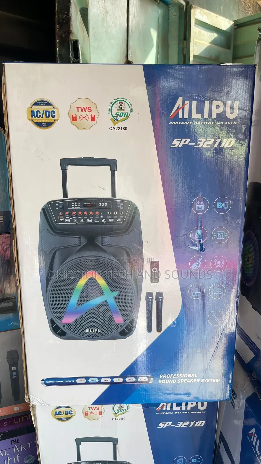 Professional Ailipu Sp-3211d Portable Pa System