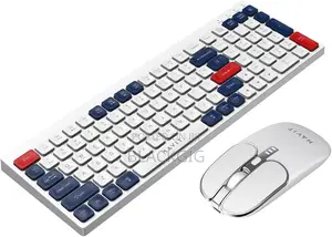 Rechargeable Wireless Keyboard and Mouse Dual Mode Bluetooth +2.4g