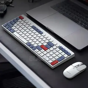 Rechargeable Wireless Keyboard and Mouse Dual Mode Bluetooth +2.4g