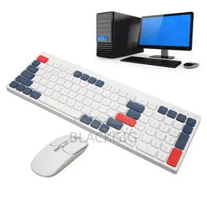Rechargeable Wireless Keyboard and Mouse Dual Mode Bluetooth +2.4g