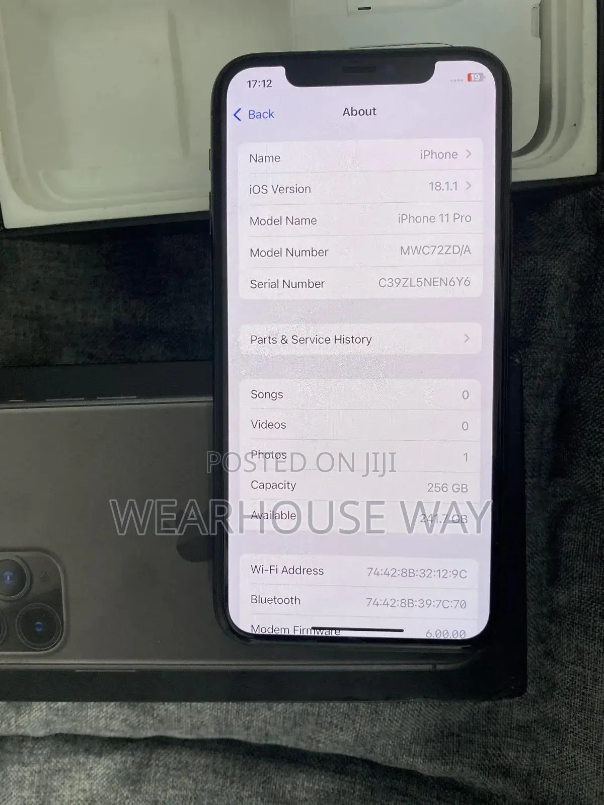 Apple iPhone 11 Pro 256 GB Black