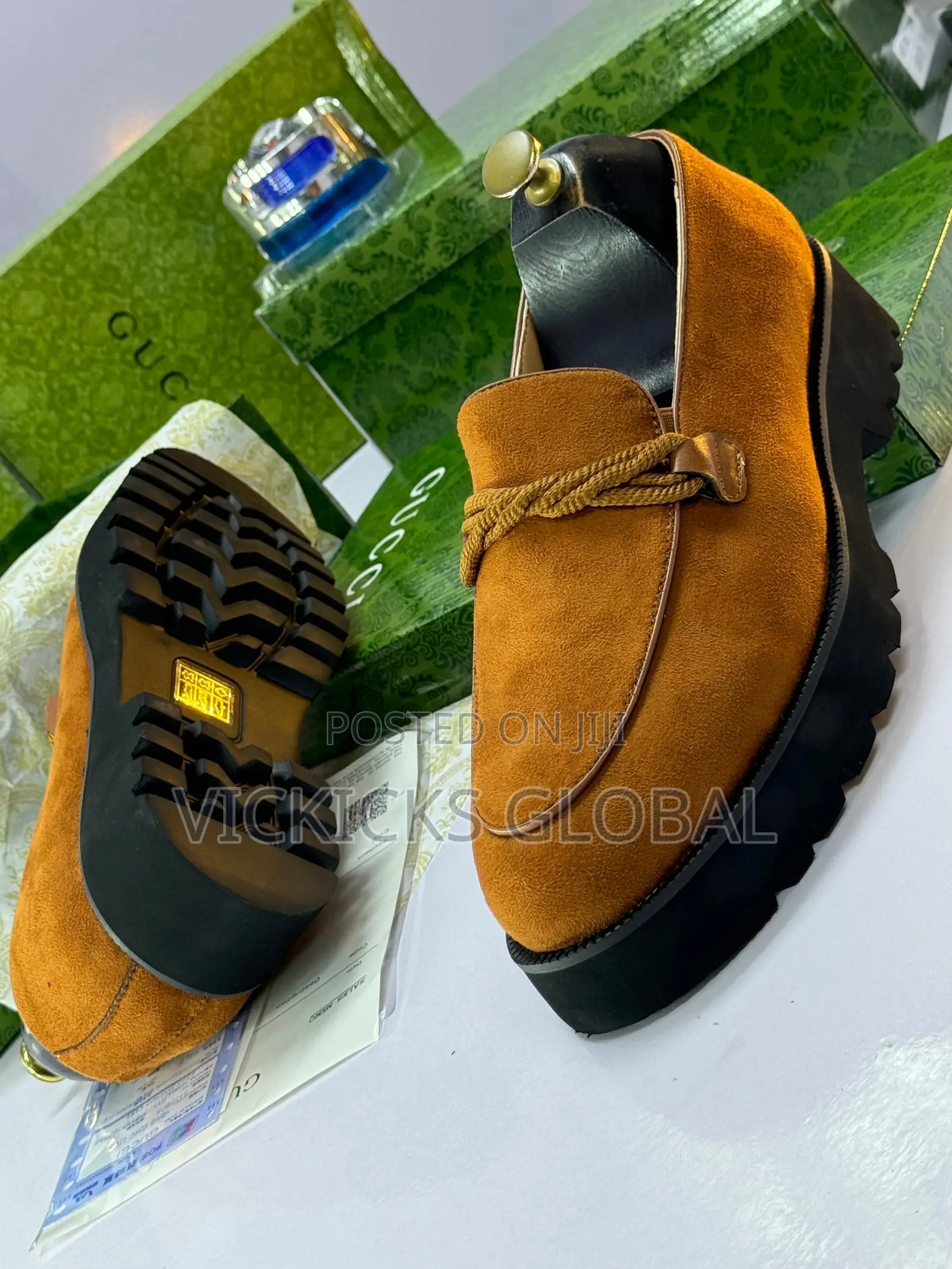 Gucci Sovereign Suede Shoes