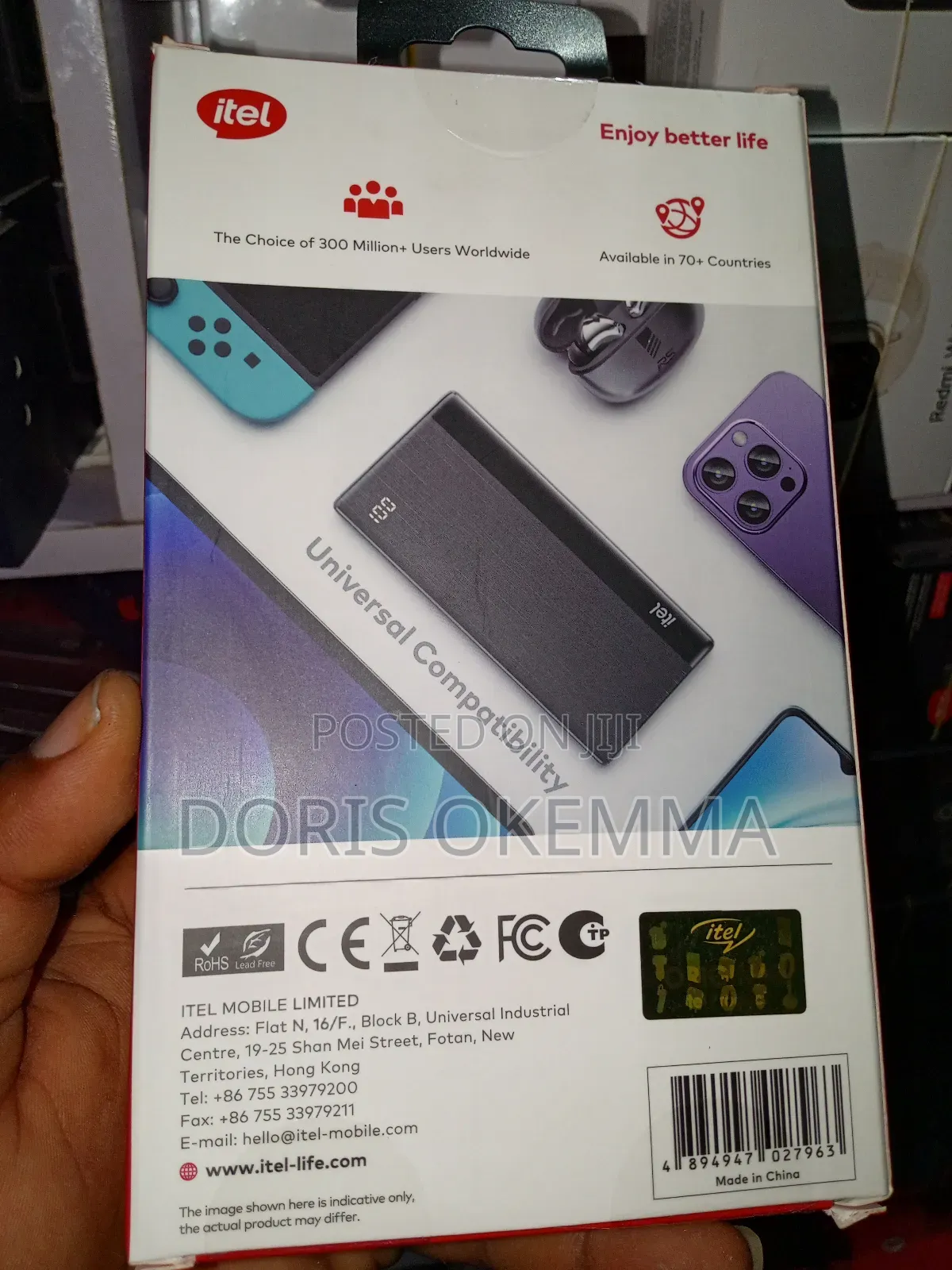 Itel Powerpulse 1 – 20,000mah Power Bank