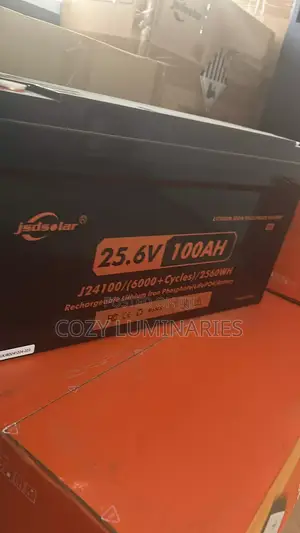 25.6v 100ah Lithium Battery (2.56kwh) – 6000+ Cycles Durable Power