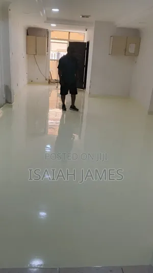 Cream Color Epoxy Industrial Floor