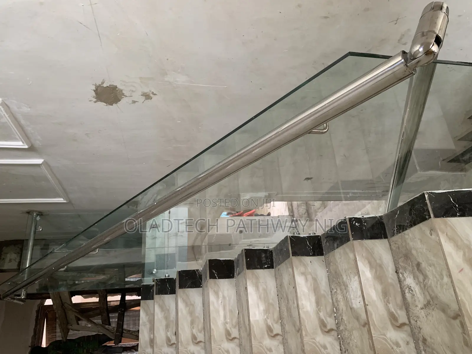 Frameless Glass Handrails for Stairway