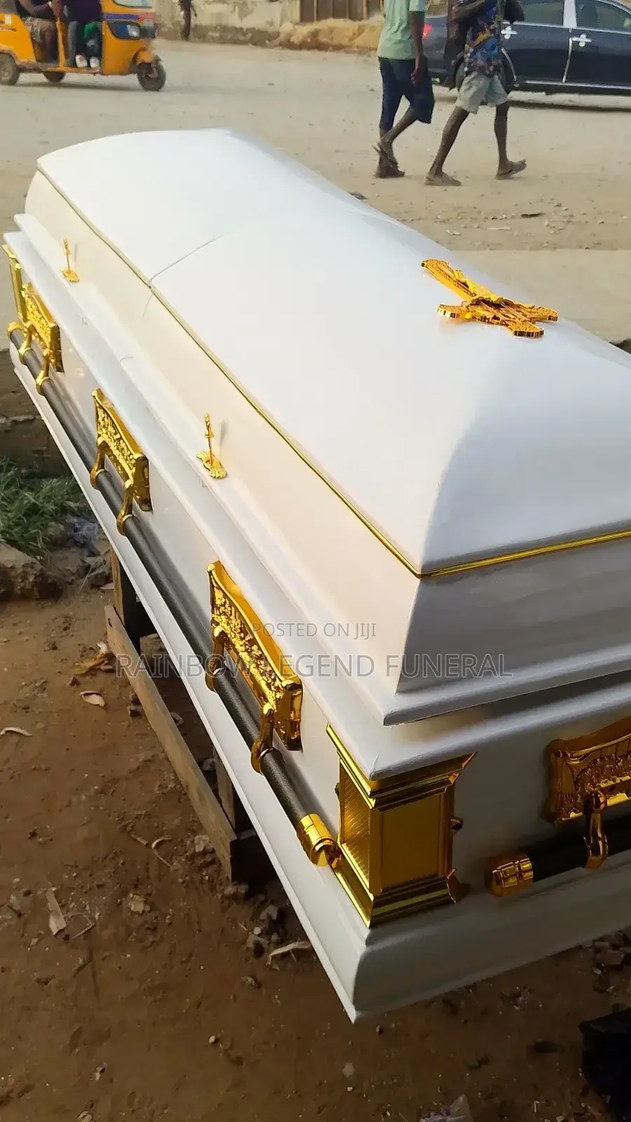 Rainbow Funeral Casket