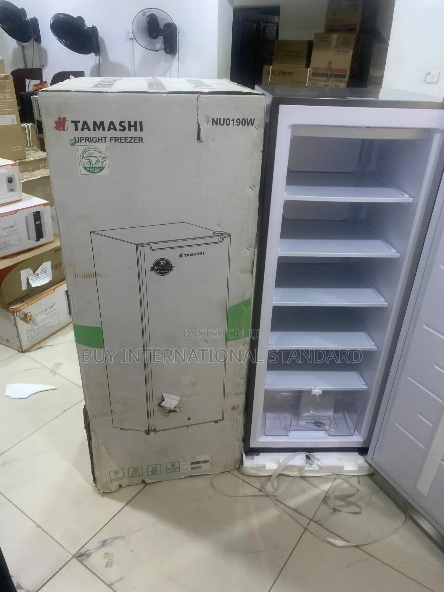 Tamashi Upright Freezer – Low Power Consumption