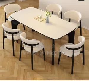 Minimalist Luxury 6-seater Dining Set